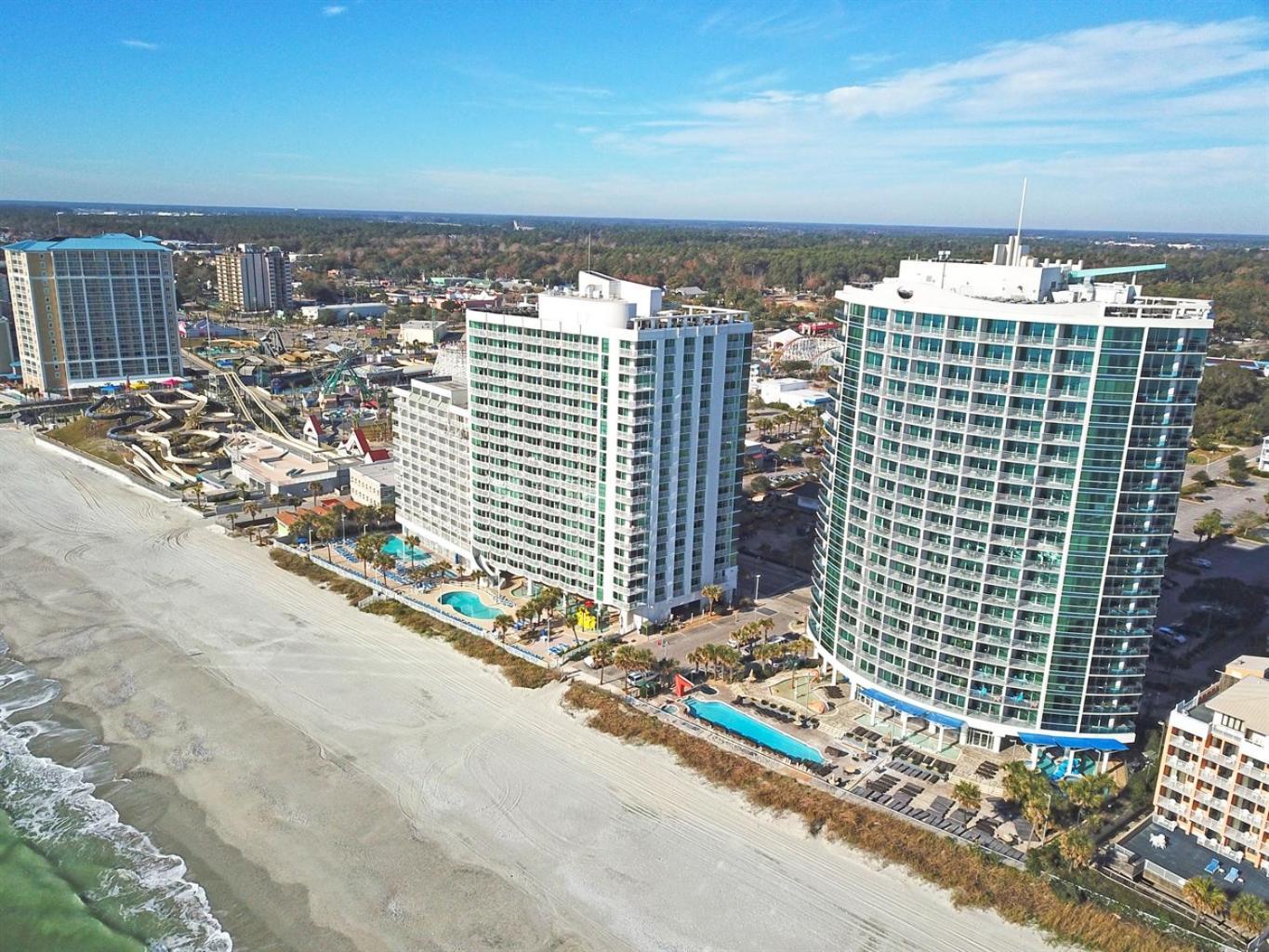 New Modern, Direct Oceanfront, Boardwalk, Views! Myrtle Beach Exterior foto