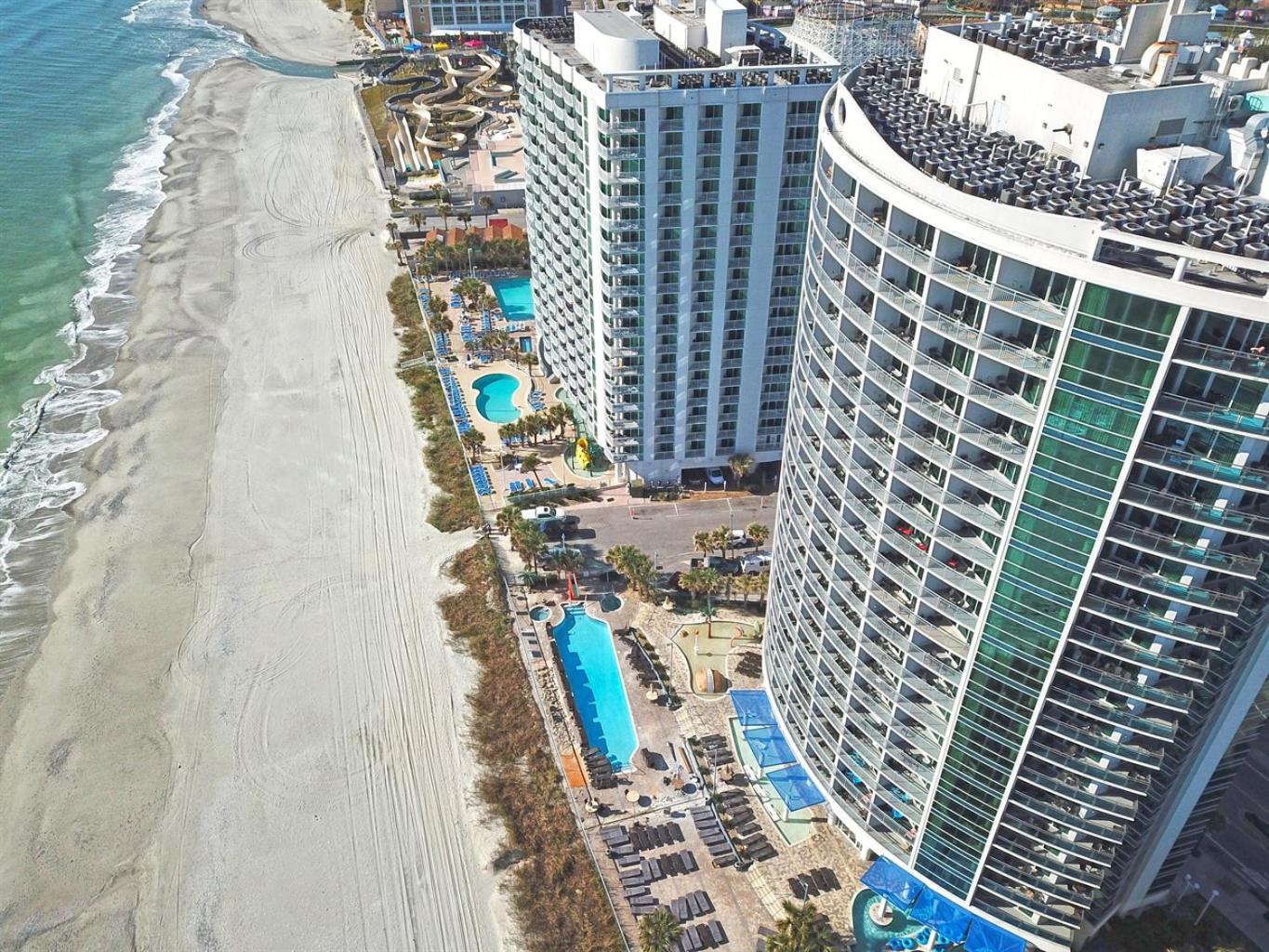 New Modern, Direct Oceanfront, Boardwalk, Views! Myrtle Beach Exterior foto