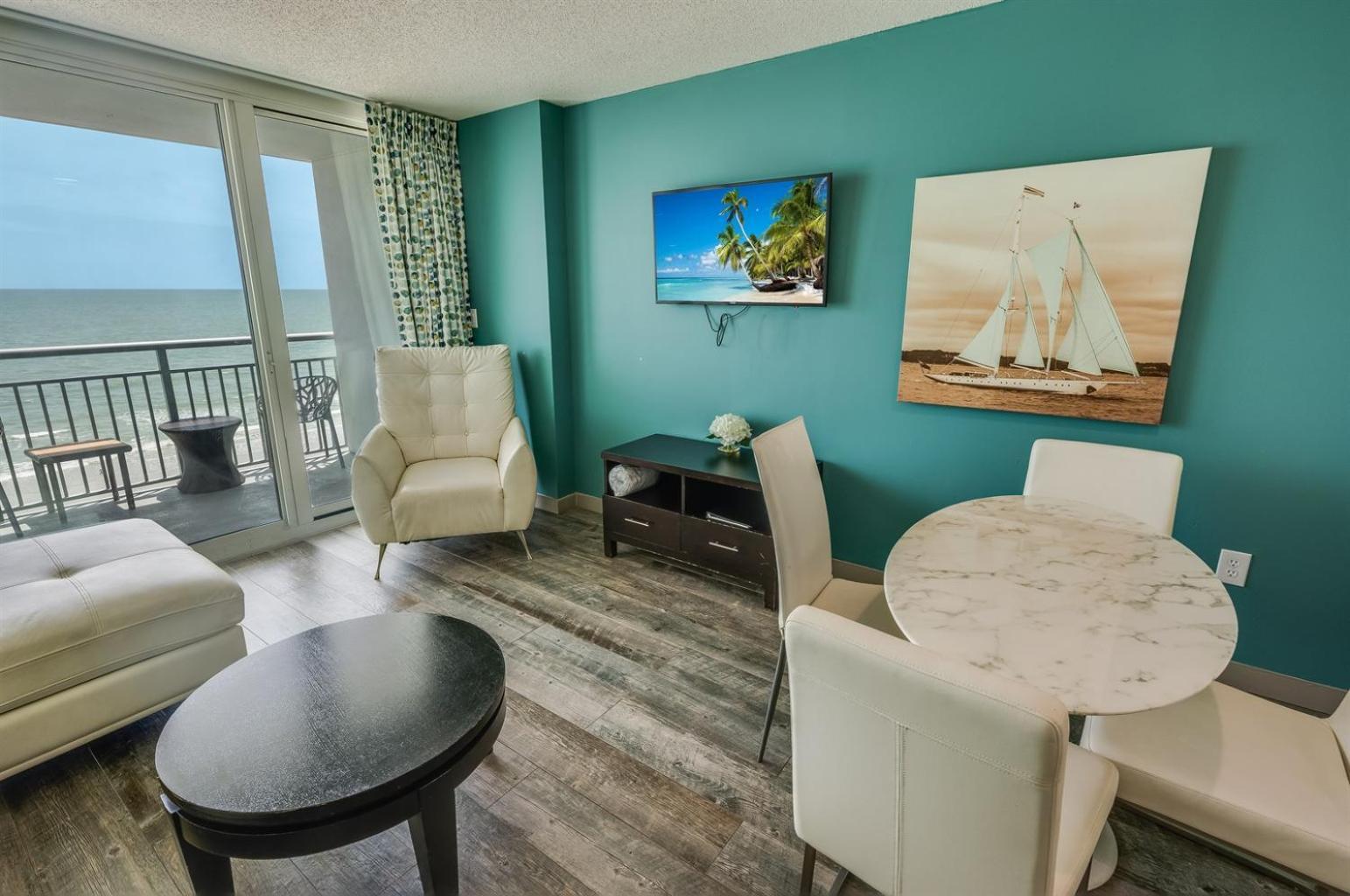 New Modern, Direct Oceanfront, Boardwalk, Views! Myrtle Beach Exterior foto