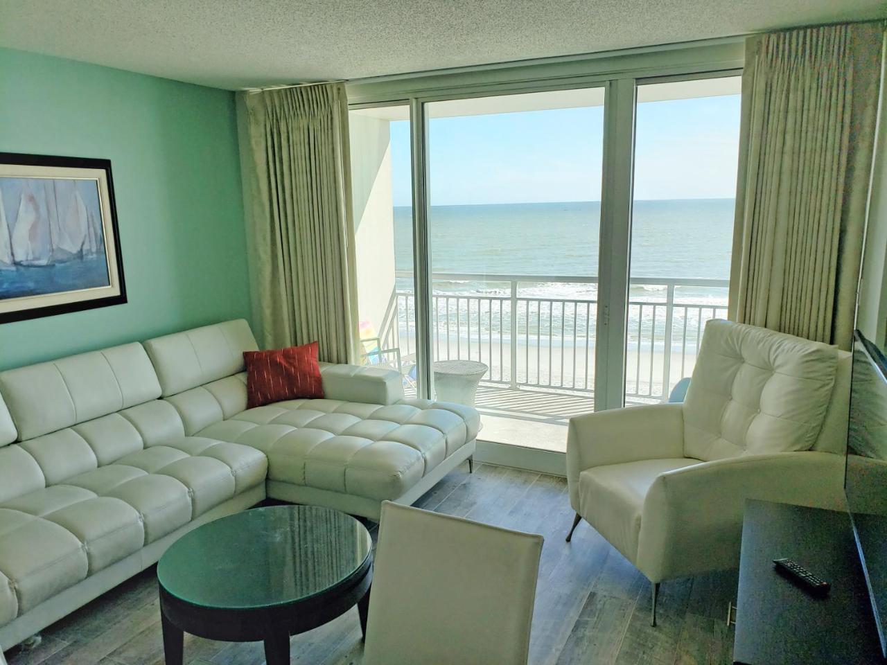 New Modern, Direct Oceanfront, Boardwalk, Views! Myrtle Beach Exterior foto